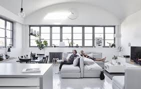 Home Visit Five Ways To Live With One Sofa Home Living Room White Minimal Living Room