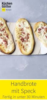 Schnelle Handbrote Mit Speck Rezept In 2020 Weihnachtsmarkt Essen Handbrot Rezepte