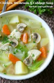 Chicken, Mushroom and Cabbage Soup