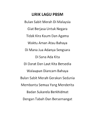 Bulan sabit merah turki dirikan 250 tenda pengungsi. Bulan Sabit Merah Malaysia Lagu