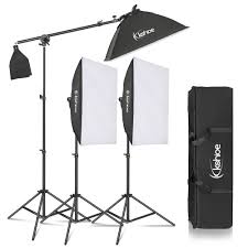 Shop Kshioe 135w Photo Studio Photography Led Light Stand Continuous Lighting Kit Diffuser 3 Softbox Overstock 31095666