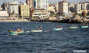 Protesters clash outside nyc's israeli consulate as tensions rise in gaza city published may 12, 2021 • updated on may 12, 2021 at 8:21 am nbc universal, inc. Palestinian Fishermen Go Fishing At Port In Gaza City Global Times