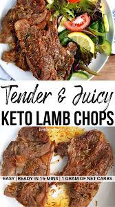 Easy 15 Minute Keto Lamb Chops Recipe Recipe Lamb Chop Recipes Lamb Recipes Keto Recipes Easy