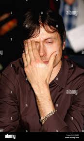 Brett Anderson and Bernard Butler ex Suede front men now of Indie band The  Tears perform and signs copies of their new single "Refugees", out today,  taken from their debut album "Here