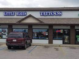 Where do you take skating lessons for the little blues? Little Blue Tattoo 3870 W 3rd St Bloomington In 47404 Usa