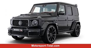 In 2000 it received a major. Mercedes G Klasse Kriegt 900 Ps V12 Von Brabus