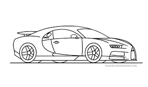 How To Draw A Bugatti Chiron Bugattichiron Car Drawings Bugatti Chiron Bugatti