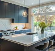 Navy Blue Kitchen Cabinets Ideas - PA Home