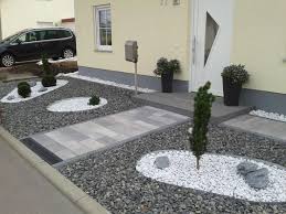 Vorgarten Mit Kies Gestalten Oase Angenehm Stein Platten Pictures Best Garten I Vorgarten Mit Kies Gestalten Front Garden Design Front Garden Amazing Gardens