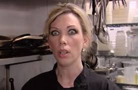 This Karen from Kitchen Nightmares broke down because she couldn't complain  to the manager