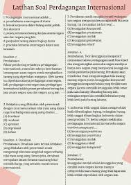 Check spelling or type a new query. Soal Latihan Materi Perdagangan Internasional Jawabanku Id