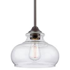 Kira Home Harlow 9 Farmhouse Pendant Light With Glass Shade Adjustable Hanging Height Oil Rubbed Bronze Walmart Com Walmart Com