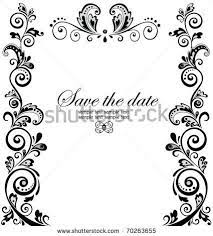 Vintage Wedding Border Wedding Borders Line Art Design Free Wedding