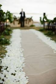 Burlap And Rose Petal Aisle Runner Aisle Runner Wedding Rustic Wedding Aisle Runner Rose Petal Aisle