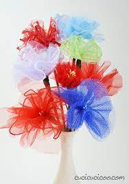 *please subscribe for more videos like this!*a very quick and pretty flower to layer, use an an embellishment, decorate a package, or turn it into a hair cli. Super Quick Upcycled Diy Tulle Flowers Cucicucicoo