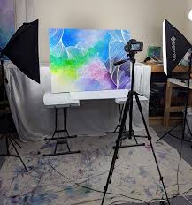 This post contains affiliate links. How To Photograph Your Art To Make Prints Messy Ever After