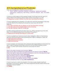 Ati Comprehensive Predictor Complete Solution Guide Latest Fall 2020 Medical School Studying Nursing Exam Nursing Questions