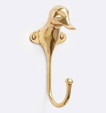 Stag Cast Brass Single Hook Brass Wall Hooks Brass Hook