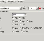 16.2.1 Procedure - Connecting a Bar Code Reader