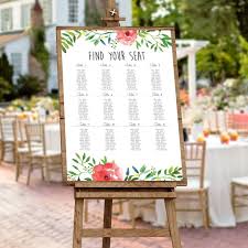 Wedding Seating Chart Seating Chart Outdoor Wedding Rustic Wedding Seating Chart Printable Diy Wedding Summer Wedding Whimsical