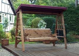 Charles Taylor Dorset 3 Seater Garden Swing With B Floral Garden Ideas Wooden Garden Swing Garden Swing Seat 3 Seater Garden Swing