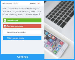 Clean And Modern Quiz For Articulate Storyline E Learning Designer Quiz Design Elearning Elearning Design