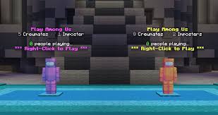 Play award winning minecraft mini games with your friends for free. Chasecraft Introducing Among Us In Minecraft