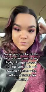 Mia Singing Power Rangers