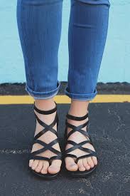 Black Ankle Strap Sandals Flat Sea Swept Sandal Black Sandals Sandals Summer Ankle Strap Sandals Flat