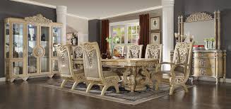 Homey Design Hd 8015 Casabella Double Pedestal Dining Set Usa Furniture Warehouse Dining Room Decor Formal Dining Room Sets Victorian Style Furniture
