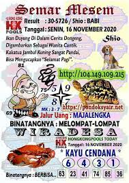 Prediksi Togel Hongkong Senin 16 November 2020 Jitu Prediksitogeljp