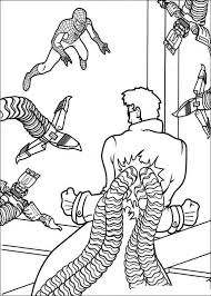 Doctor Octopus And Spiderman Coloring Page Spiderman Coloring Superhero Coloring Pages Coloring Pages