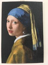 Vermeer Girl with a Pearl Earring (Beverly 1000 tiny pieces) :  r/Jigsawpuzzles