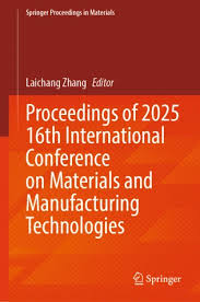 ICMMT 2026|Tokyo, Japan| Materials and Manufacturing Technologies