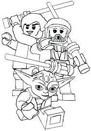 Star Wars Lego Coloring Pages Printable Coloring Image