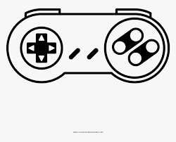 In case you don\'t find what you are looking for. Snes Gamepad Coloring Page Super Nintendo Controller Coloring Page Hd Png Download Kindpng