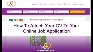Sample job application letter sending an email application How To Upload Your Cv With Your Online Job Application Youtube