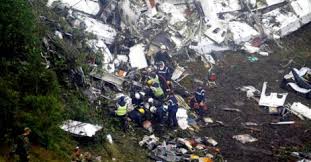 A chartered plane carrying chapecoense to the biggest match in the brazilian football club's history crashed into a colombian hillside and broke into pieces, killing 71 people and leaving six. 75 Die As Plane With Brazil S Chapecoense Football Team Crashes In Colombia Plane Crash Colombia Brazil Plane Crash Football Players 72 People Chapecoense Soccer Team World News International News