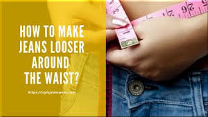 It is super quick and easy to follow. How To Make Jeans Looser Around The Waist Style Jeans Wear