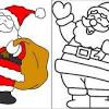 Imprimez les dessins pere noel facile à colorier gratuitement. 1