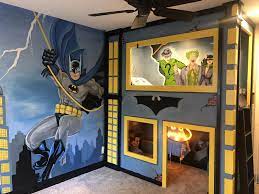 Storage Stairs For The Playhouse Loft Bed Batman Bedroom Batman Room Kids Room Design