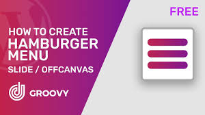 Wp mobile menu · 5. How To Create Hamburger Menu In Wordpress 2021 Groovy Mega Menu Free Plugin Youtube