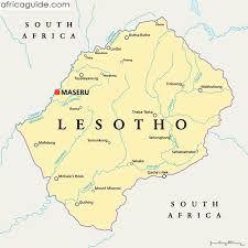 Maphill is more than just a map gallery. Lesotho Guide Lesotho South Africa Map Map