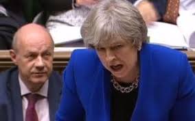Image result for theresa may and Damian pics