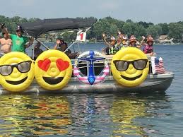 Pontoon Boat Lake Parade Boat Parade Pontoon Boat Party Pontoon Boat