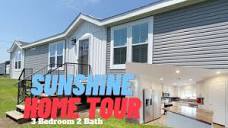 3 Bedroom Sunshine Home Modular Home Tour | mobilehomediva - YouTube