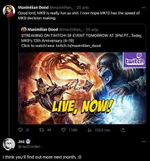 Раскрыто, когда точно выйдет первый трейлер Mortal Kombat 12 | Plugged In Ru