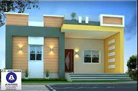 Whether you're moving onto acreage or into a densely populated urban area, we have options to suit a range of block. Single Floor House Front Design 800 Sqft Single Floor Modern Home Design Bunglows In 2019 Small House Front Design House Front Design Modern House Floor Plans