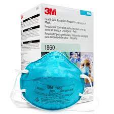 This health care particulate respirator and surgical mask helps provide respiratory protection against certain airborne biological particles. 3m Disposable Respirator 1860 1860s N95 Import At Rs 171 Piece 3m Safety Mask Id 22436971388