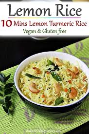 Lemon Rice Recipe Stovetop Instant Pot Recipe Rice Dishes Easy Lemon Rice Indian Dinner Recipes
